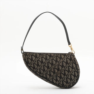 Christian Dior Trotter Saddle Bag canvas