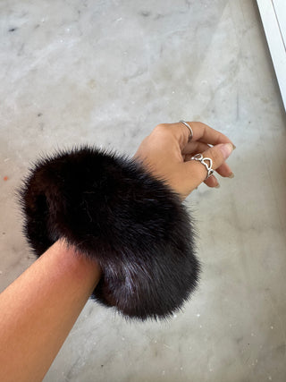 Mink Hair Scrunchie