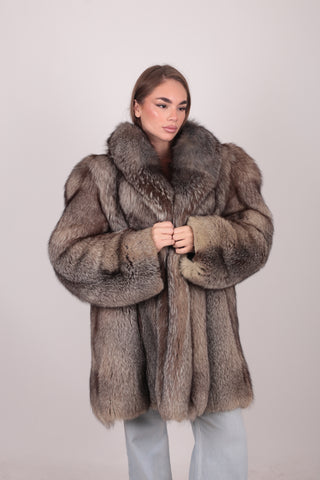 Giacca in volpe Frost A840