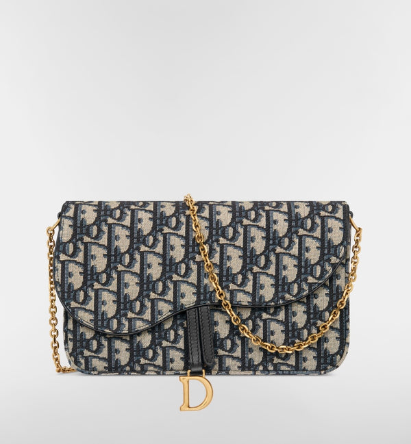 Pochette media con catena Saddle