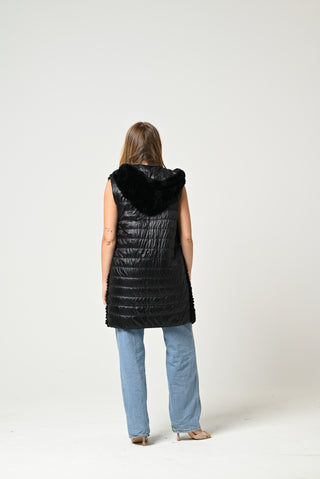 Rabbit fur vest 129
