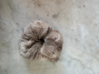 Mink Hair Scrunchie