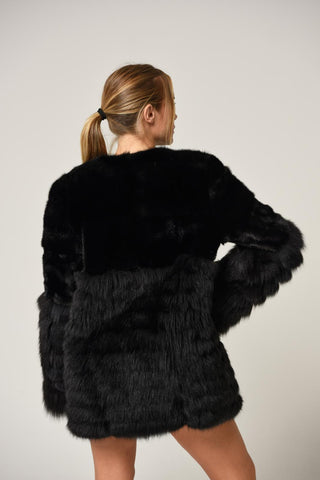 Giacca in visone e volpe 324