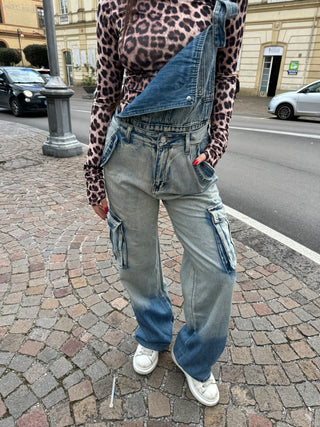 Salopette in denim