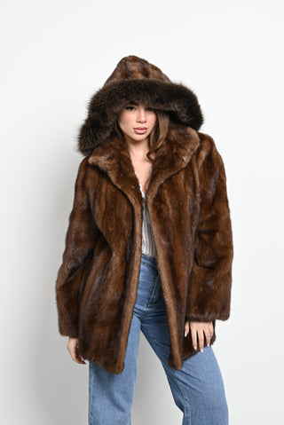 Giacca in visone e volpe 1830