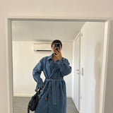 Trench in denim