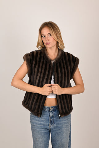 A106 Mink vest