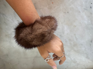 Mink Hair Scrunchie