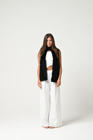 Shearling vest 58