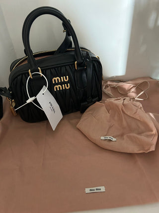 Sac Arcadie en nappa matelassé