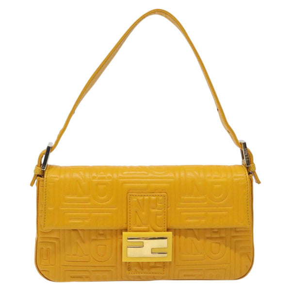 Baguette NM Bag Zucca Embossed Leather