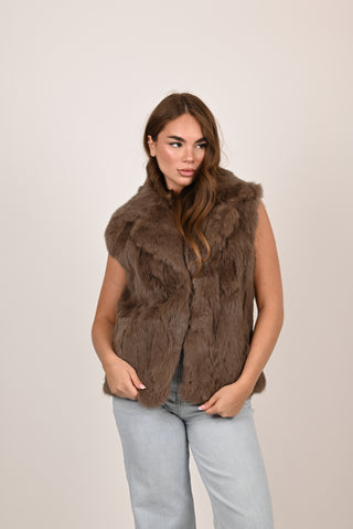 Gilet in lapin A143