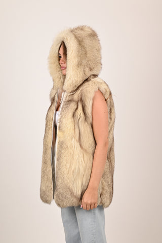 Gilet in volpe della Groenlandia A199