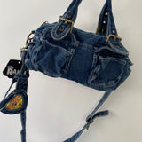 Borsa denim Flo