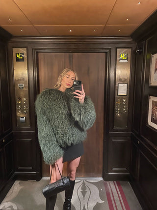 Mongolia Elsa collo sciallato