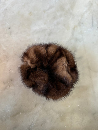 Mink Hair Scrunchie