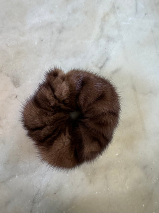 Mink Hair Scrunchie