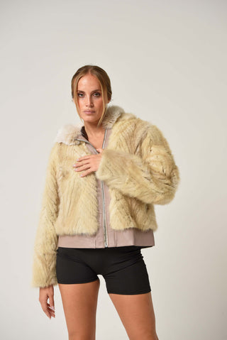 Bomber in volpe e visone 152