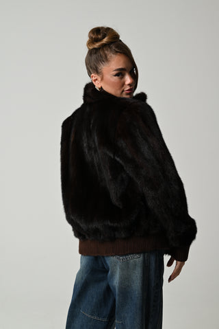 Bomber in visone 1358