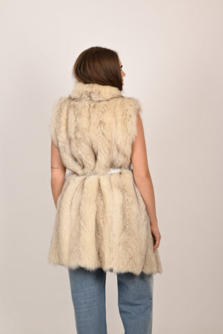 Gilet in volpe della Groenlandia A111