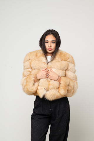 Giacca in volpe Eleonor gold