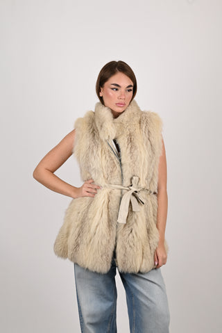 Gilet in volpe della Groenlandia A760