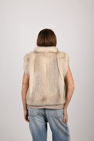 Gilet in volpe della Groenlandia A766