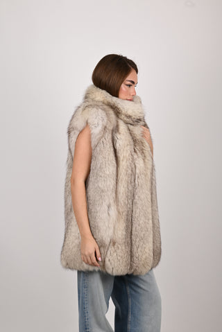 Gilet in volpe della Groenlandia A773