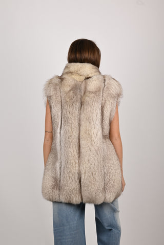 Gilet in volpe della Groenlandia A773