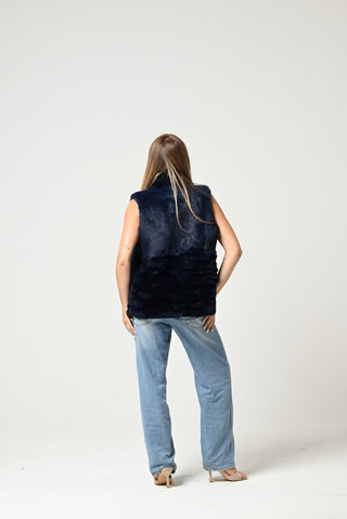 Gilet en fourrure de lapin 134